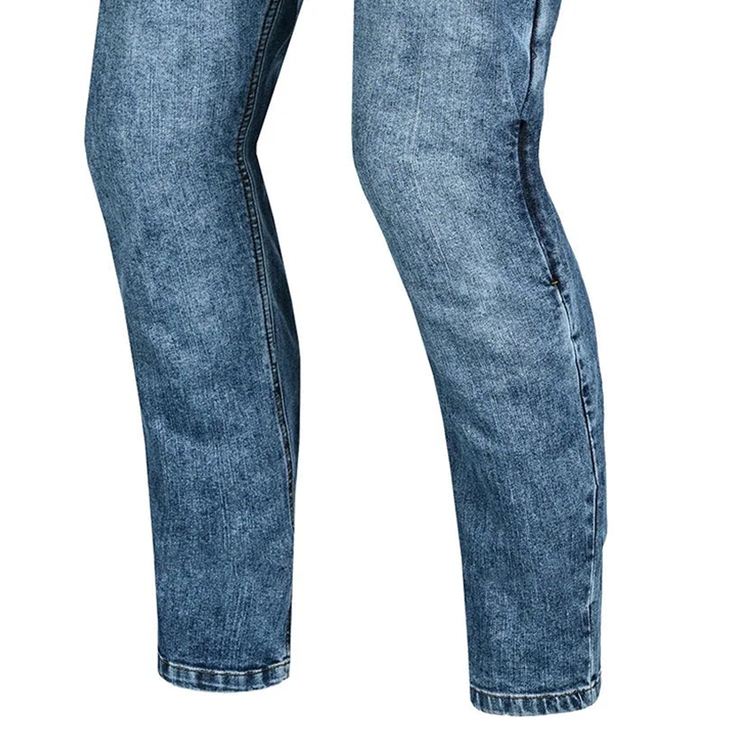 BELA RIO MOTORCYCLE DENIM JEANS 34L RANDOM BLUE SPRAY