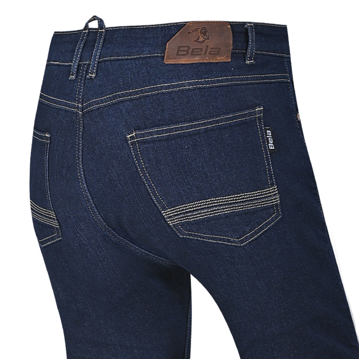 BELA RIO LADY MOTORCYCLE JEANS INDIGO BLUE 30L