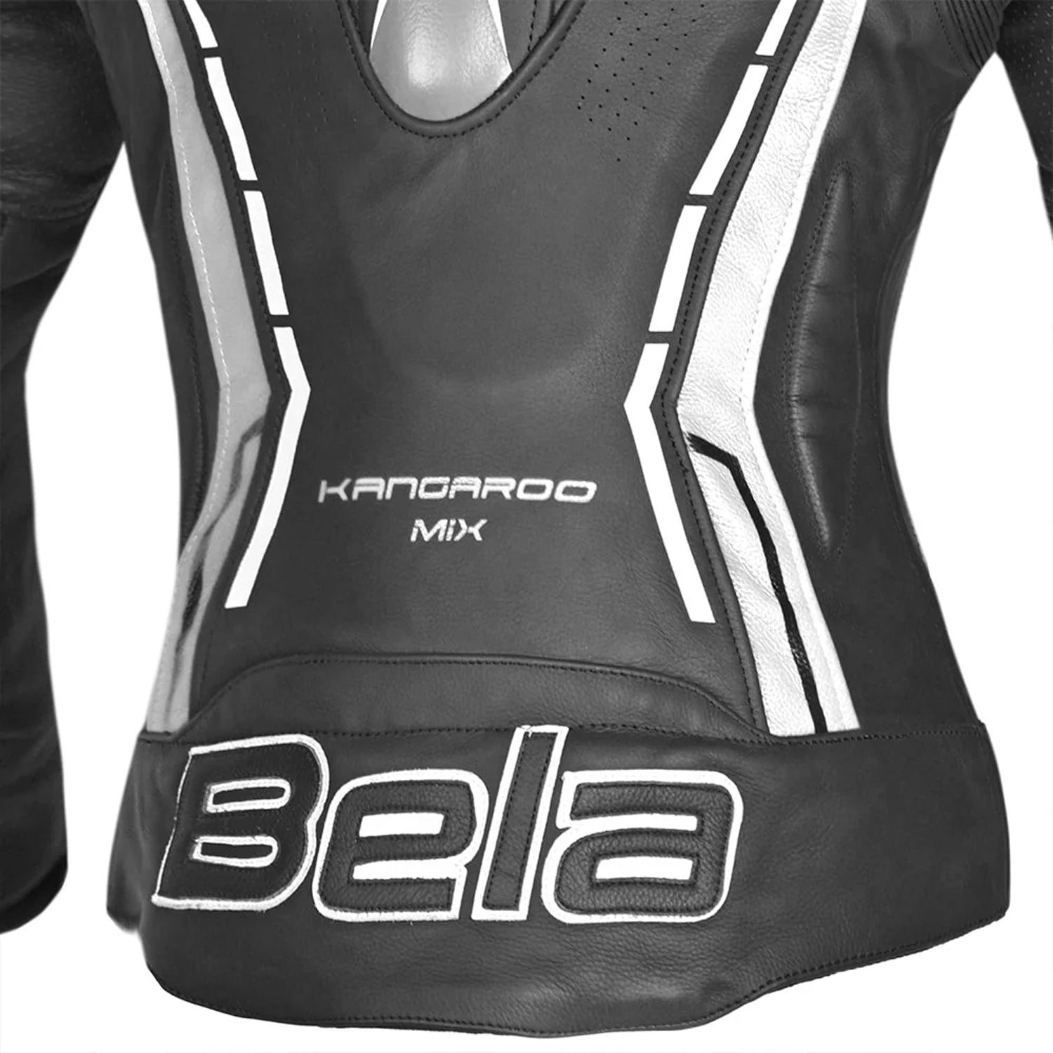 Bela Rocket Lady Leather Jacket Black/White