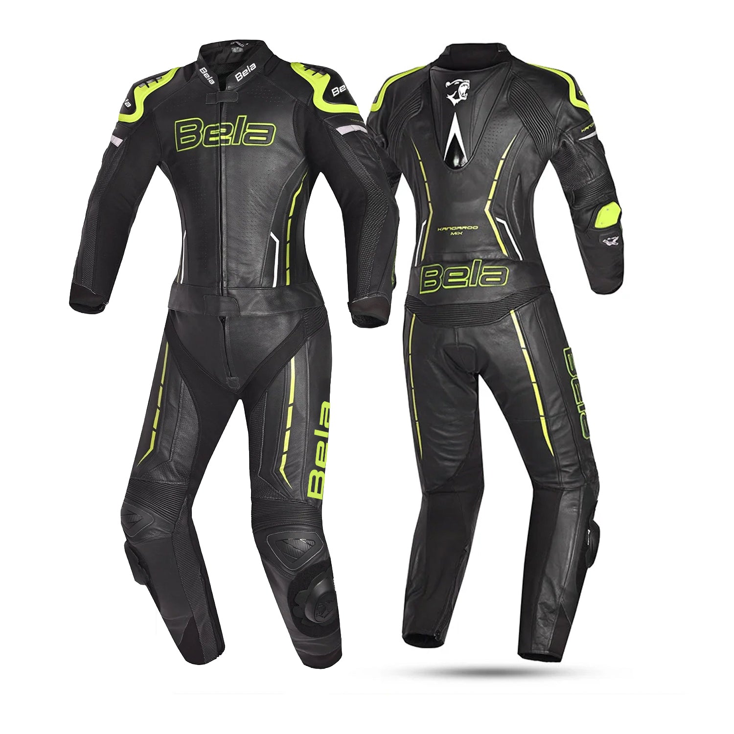 BELA Rocket Lady Mix Kanga 2PC Jumpsuit White Black Yellow