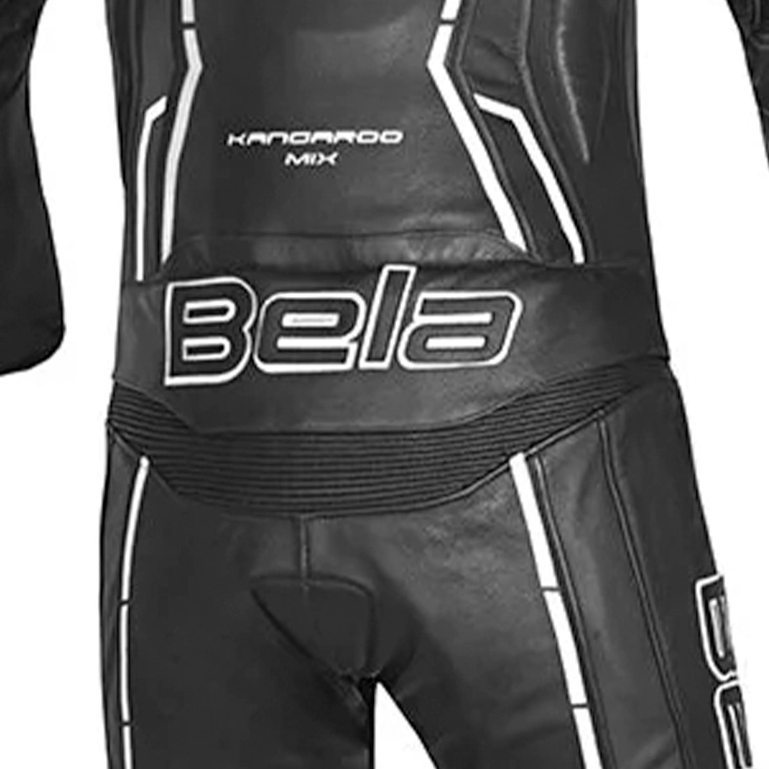 BELA Rocket Man Mix Kangroo 2PC Jumpsuit Black White