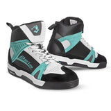 BELA Rover Lady Urban Motorcycle Boots Black White Turquoise