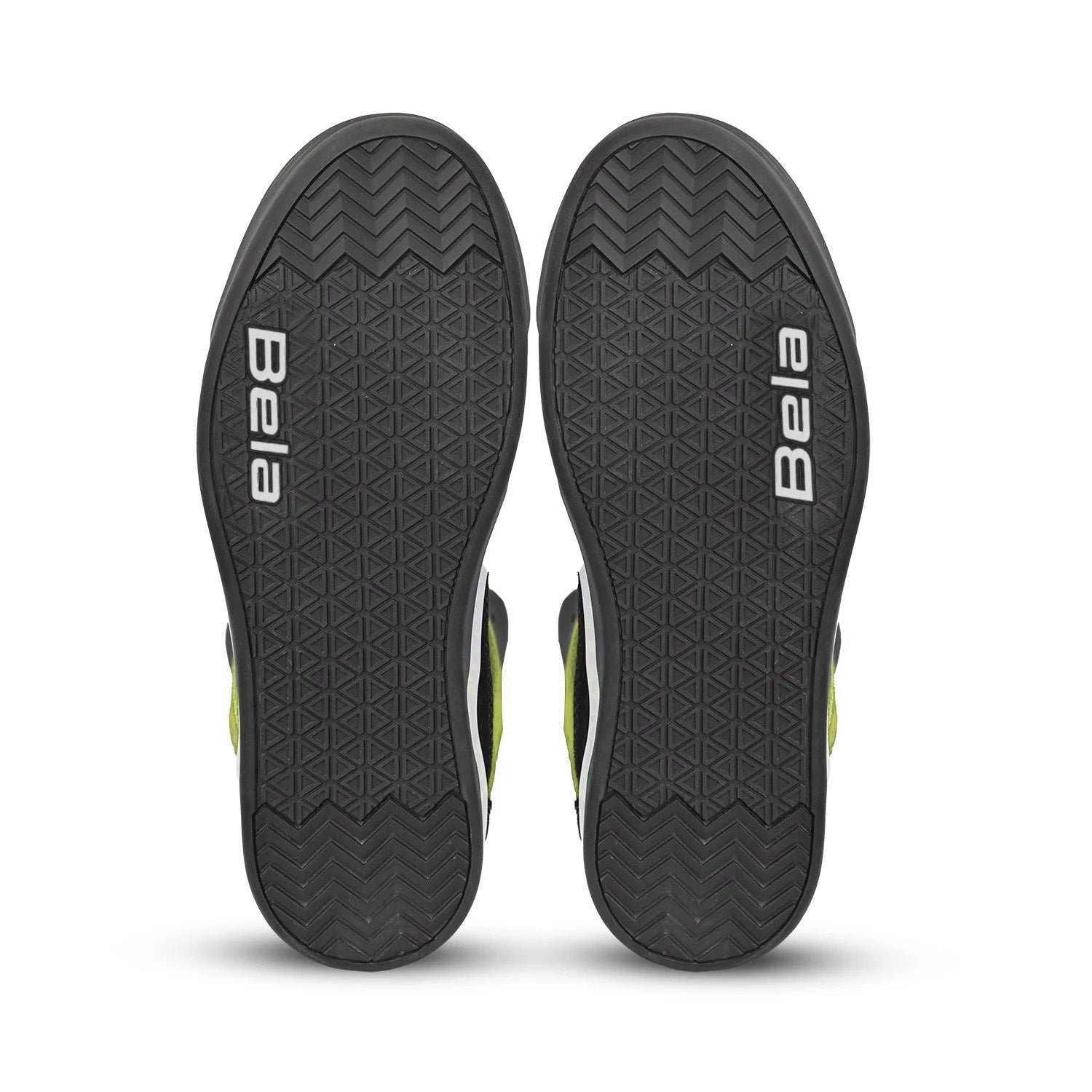 BELA Rover Urban Motorcycle Boots Black White Yellow Fluro