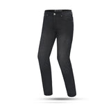 BELA RIO MEN MOTORCYCLE DENIM JEANS 34L RANDOM BLACK