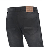 BELA RIO MEN MOTORCYCLE DENIM JEANS 34L RANDOM BLACK