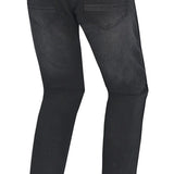 BELA RIO MEN MOTORCYCLE DENIM JEANS 34L RANDOM BLACK