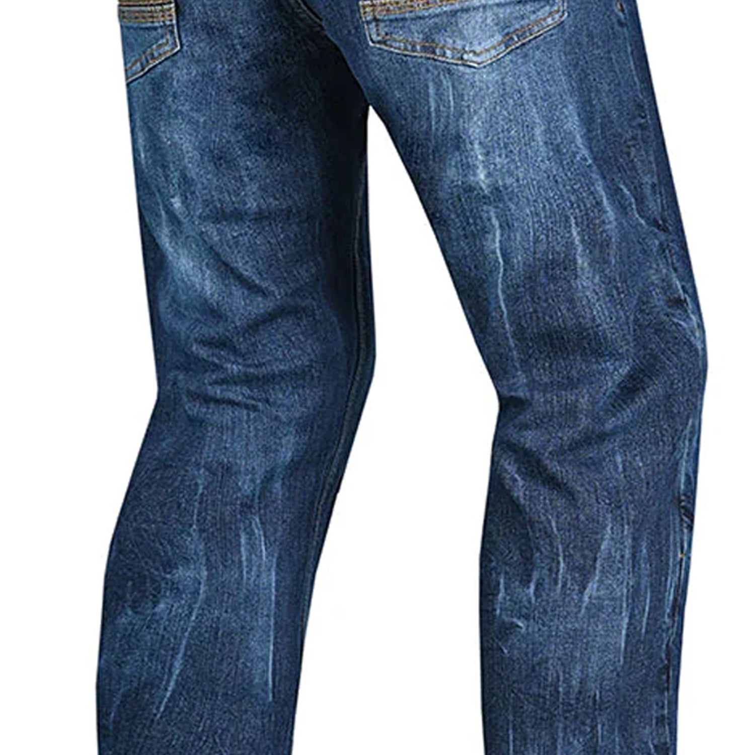 BELA RIO MEN MOTORCYCLE DENIM JEANS 34L TIE & DYE BLUE