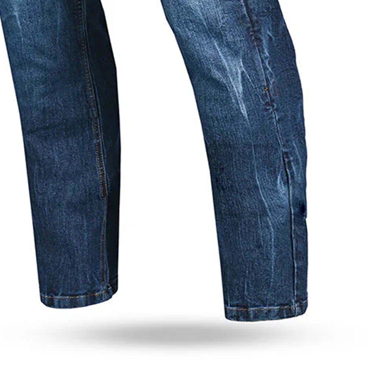 BELA RIO MEN MOTORCYCLE DENIM JEANS 34L TIE & DYE BLUE