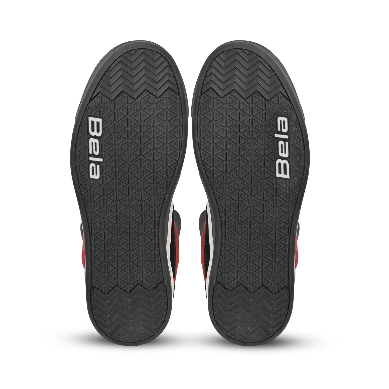 BELA Rover Men Motorcycle Urban Boots Black White Red
