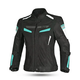 BELA Sprinter Lady Textile Motorcycle Jacket Black Turquoise