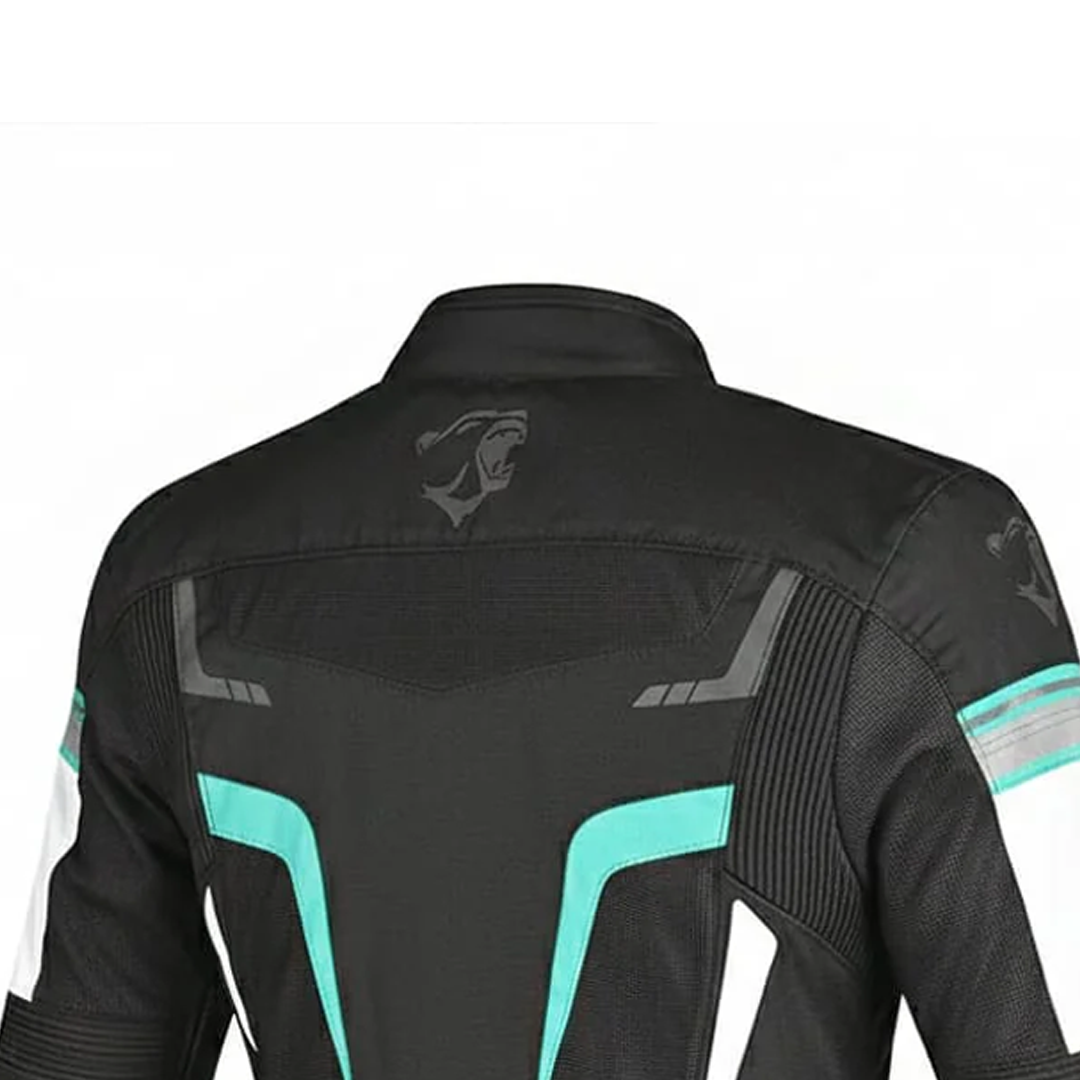 BELA Sprinter Lady Textile Motorcycle Jacket Black Turquoise
