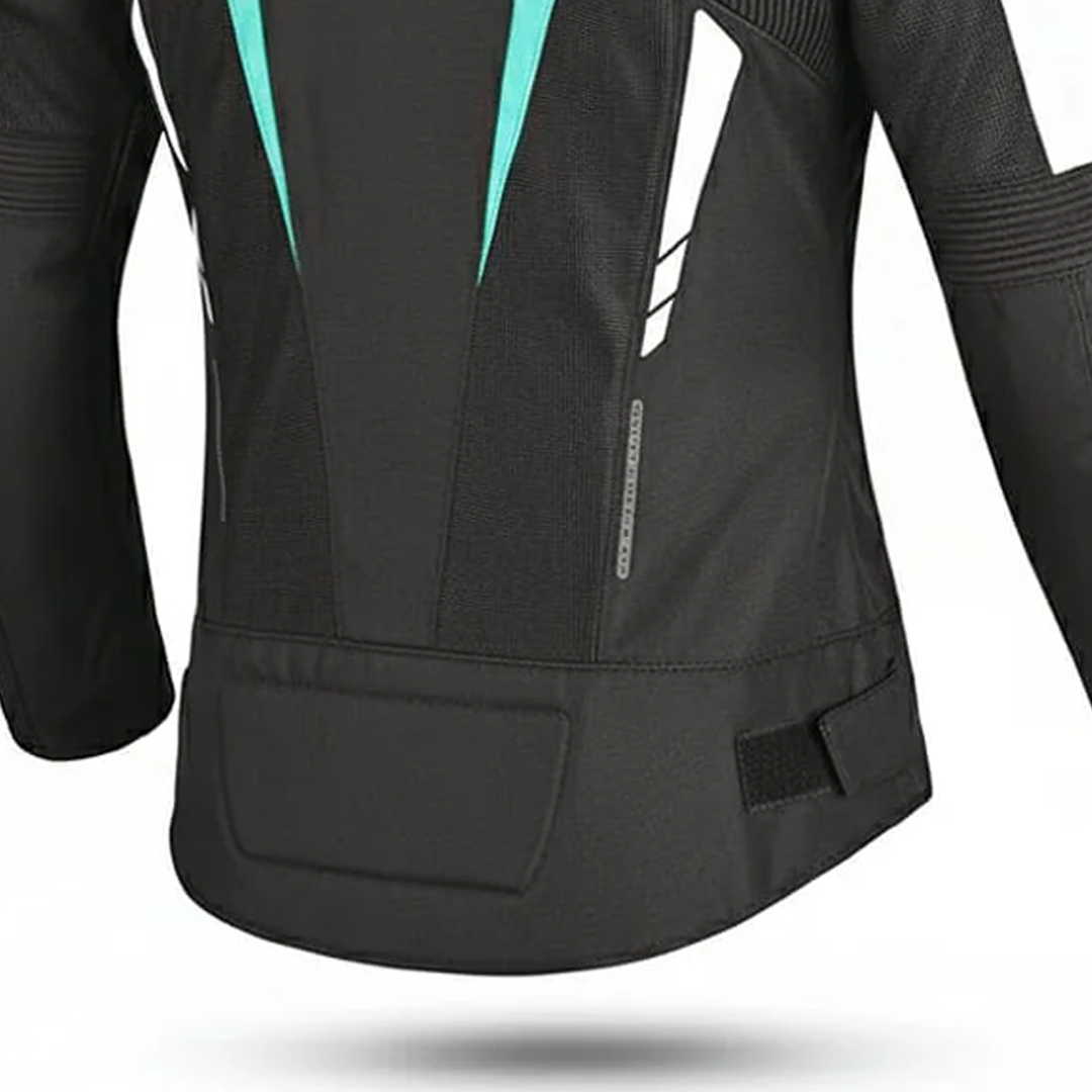 BELA Sprinter Lady Textile Motorcycle Jacket Black Turquoise