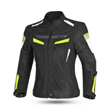 BELA Sprinter Lady Textile Motorbike Jacket Black/Yellow/Fluro