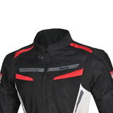 BELA Sprinter Lady Motorcycle Textile Jacket Black/Ice/Red