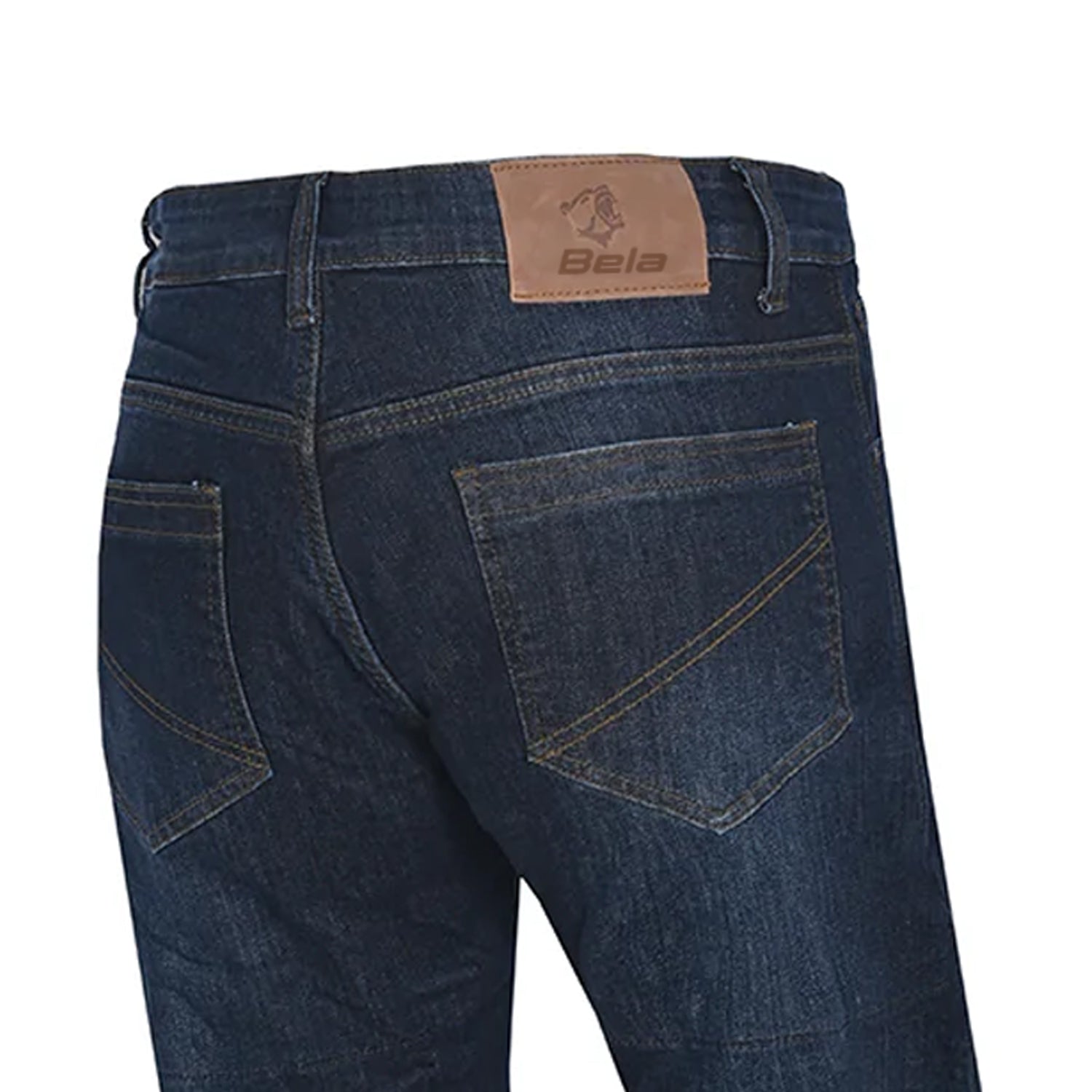 BELA STROKE MEN MOTORCYCLE DEMIN JEANS LIGHT BLUE 32L