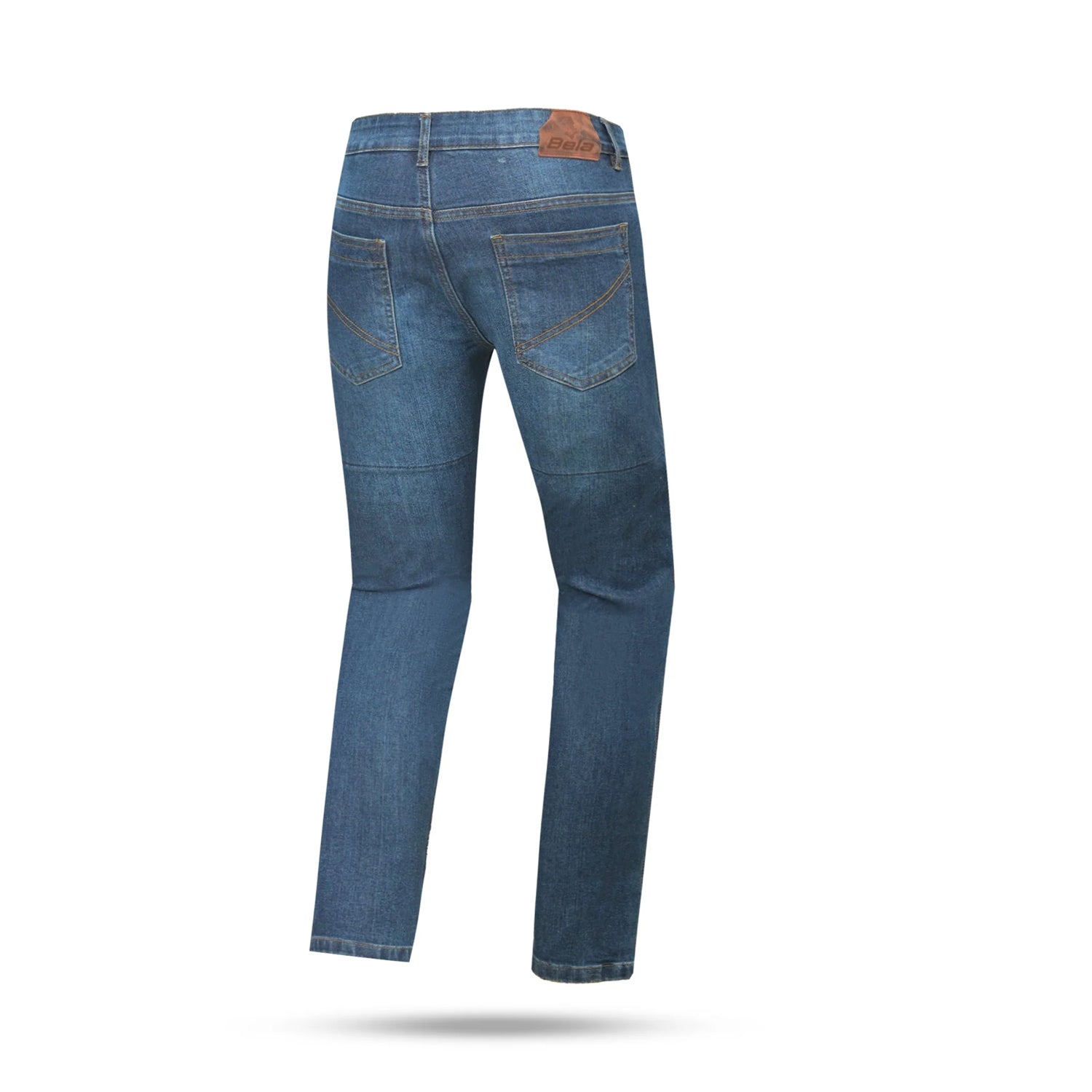 BELA STROKE MEN MOTORCYCLE JEANS 30L BLUE SPRAY