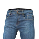 BELA STROKE MEN MOTORCYCLE JEANS 30L BLUE SPRAY