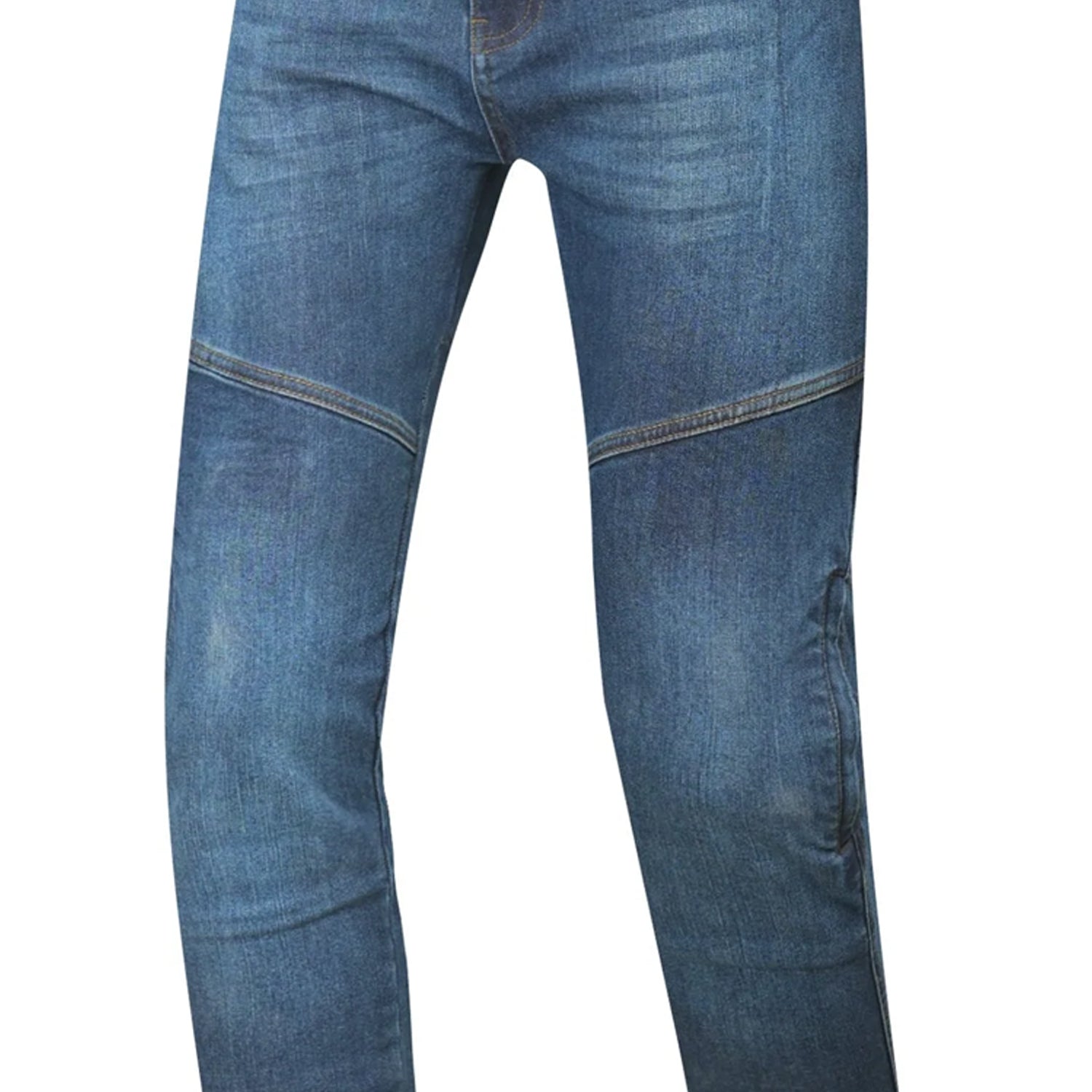 BELA STROKE MEN MOTORCYCLE JEANS 30L BLUE SPRAY