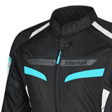 BELA Sprinter Lady Textile Motorcycle Jacket Black Turquoise
