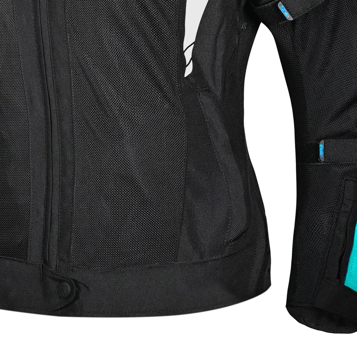 BELA Sprinter Lady Textile Motorcycle Jacket Black Turquoise