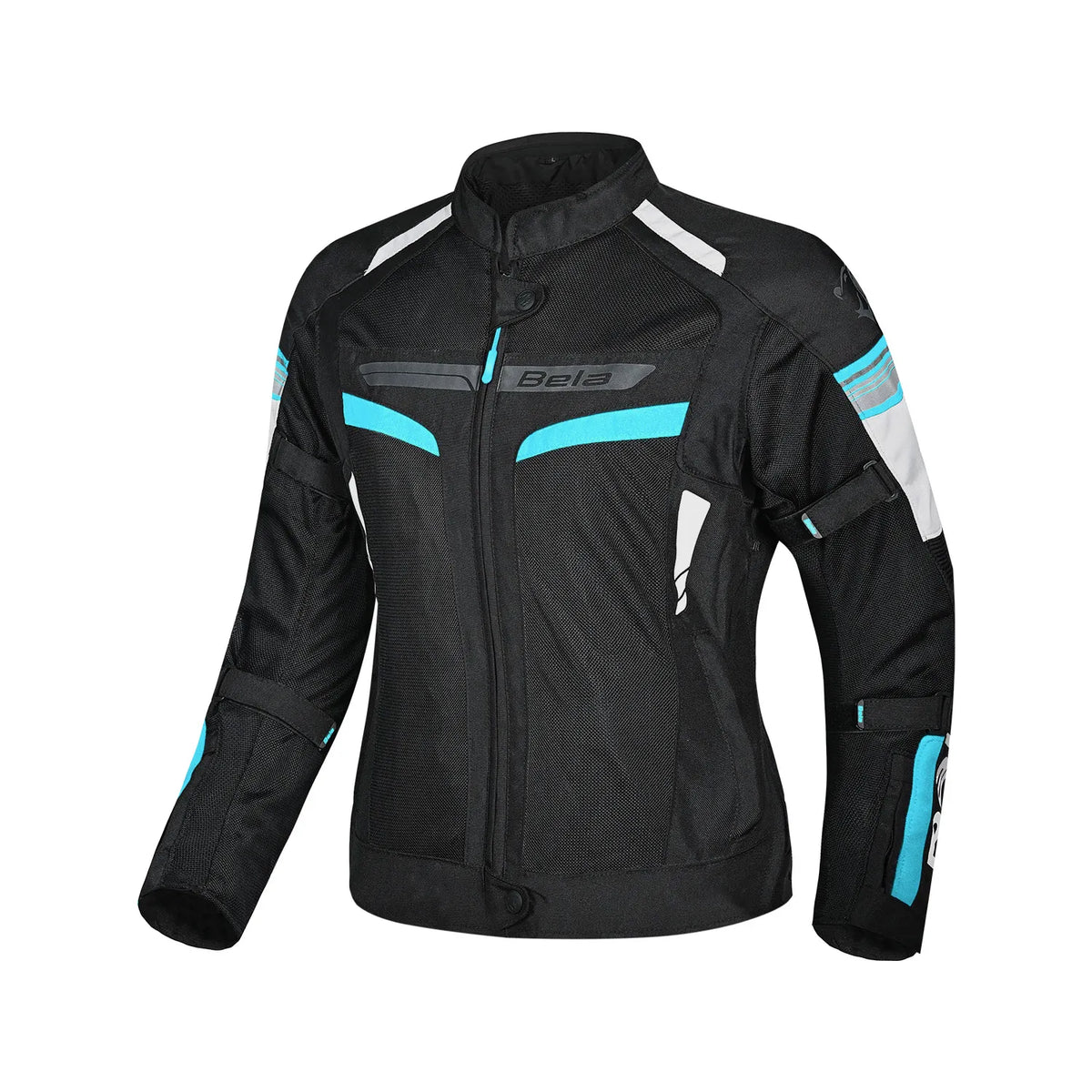BELA Sprinter Lady Textile Motorcycle Jacket Black Turquoise