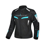 BELA Sprinter Lady Textile Motorcycle Jacket Black Turquoise