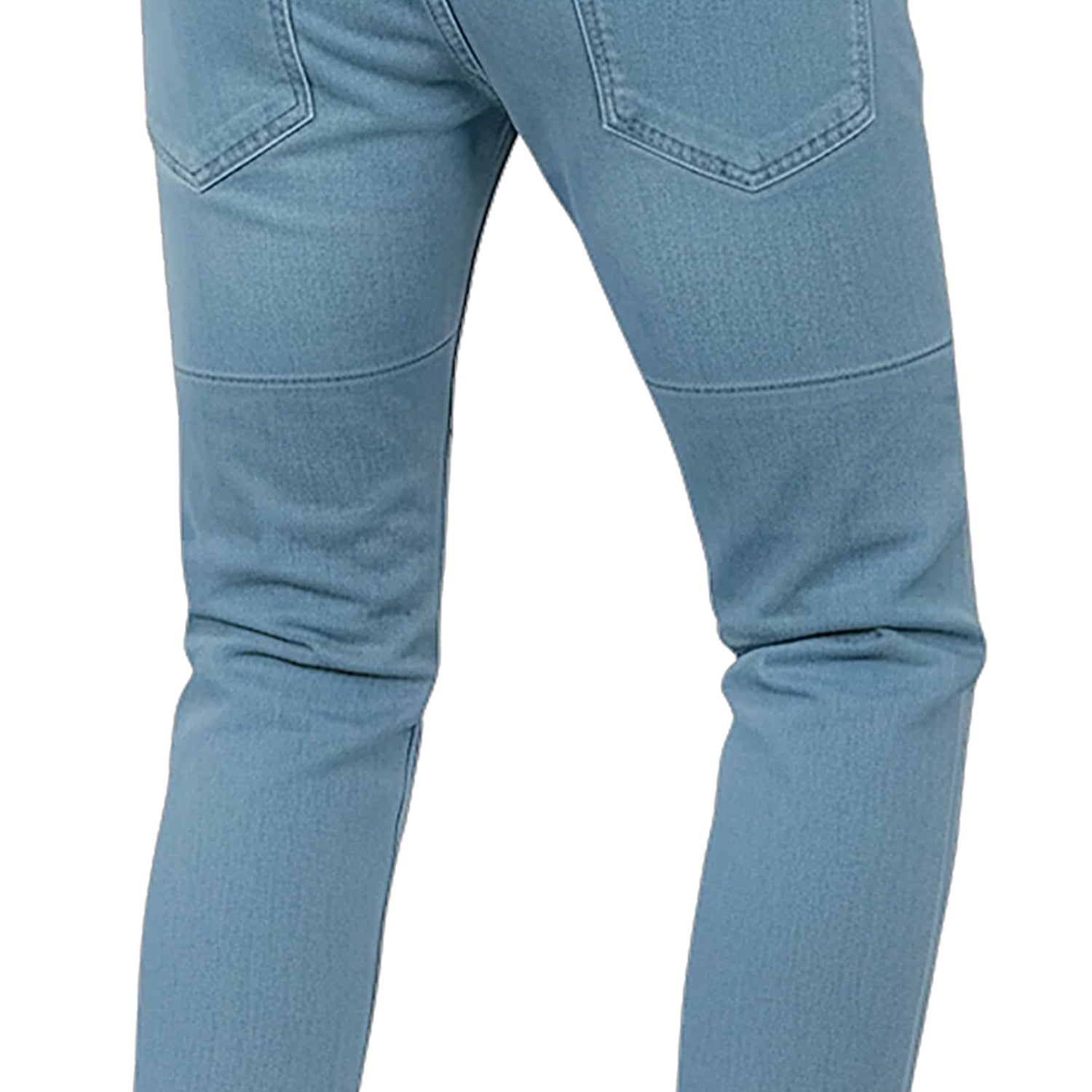 BELA STROKE MEN MOTORCYCLE JEANS 32L LIGHT BLUE