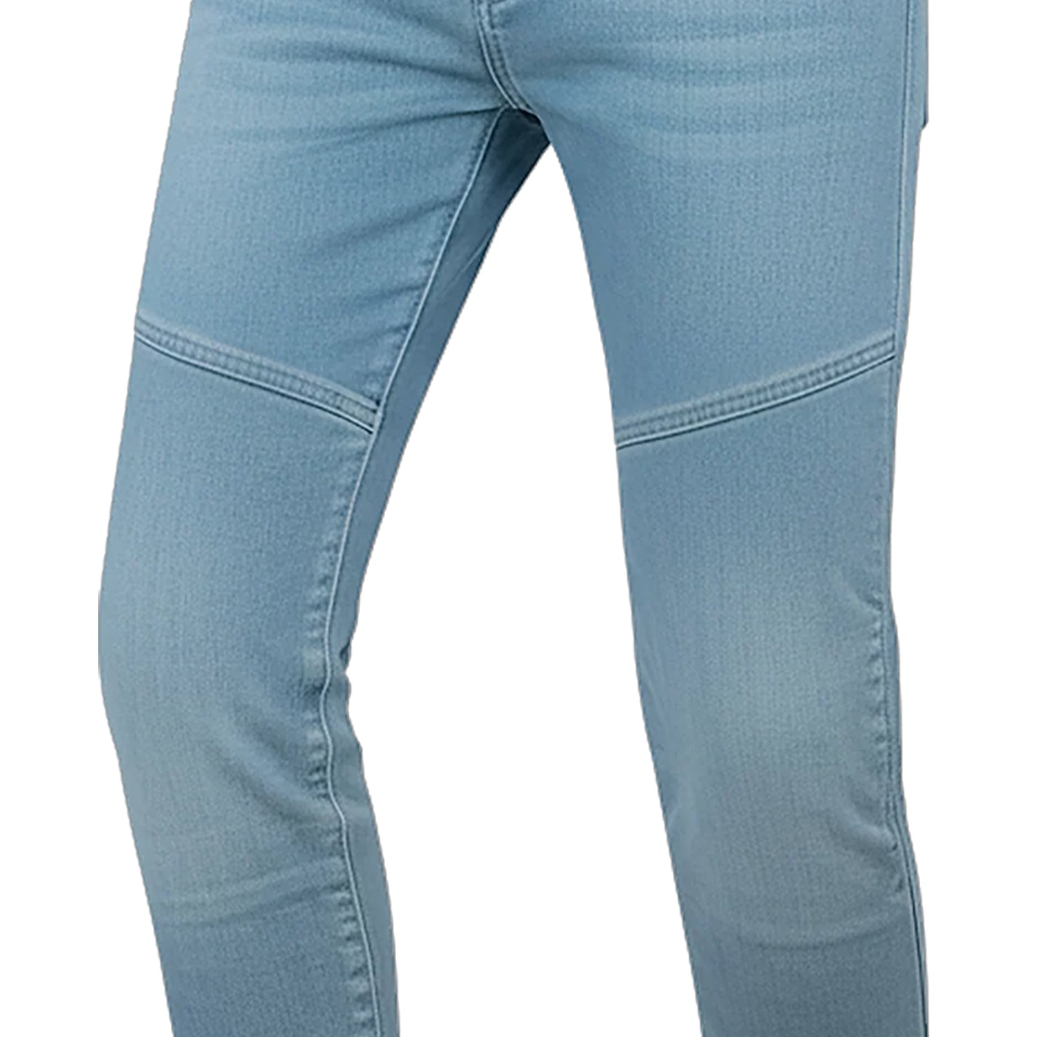BELA STROKE MEN MOTORCYCLE JEANS 32L LIGHT BLUE