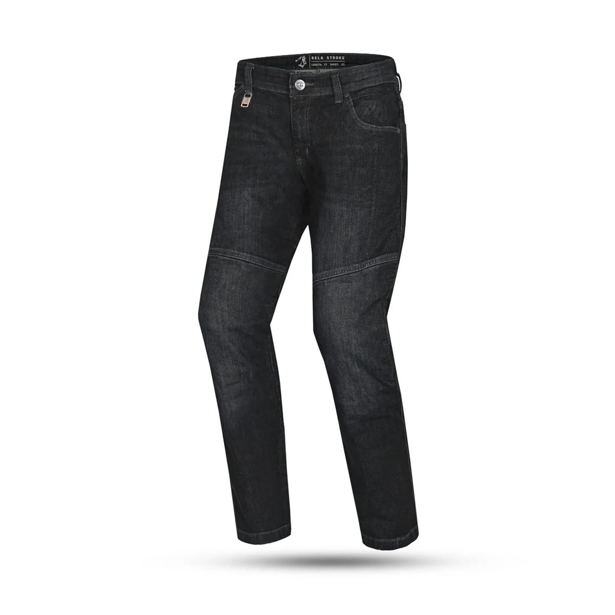 BELA STROKE MEN MOTORCYCLE JEANS 32L BLACK