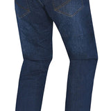 BELA STROKE MOTORCYCLE JEANS 30L MEDIUM BLUE SPRAY