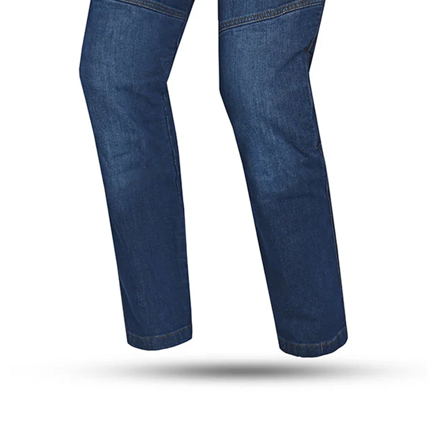 BELA STROKE MOTORCYCLE JEANS 30L MEDIUM BLUE SPRAY