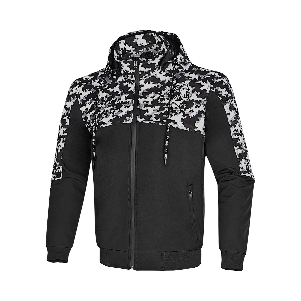 BELA Camo Rush Armour Wear Hoodie Black Dark Grey