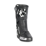 BELA Turbo Track Racing Motorcycle Boots Black Dark Grey
