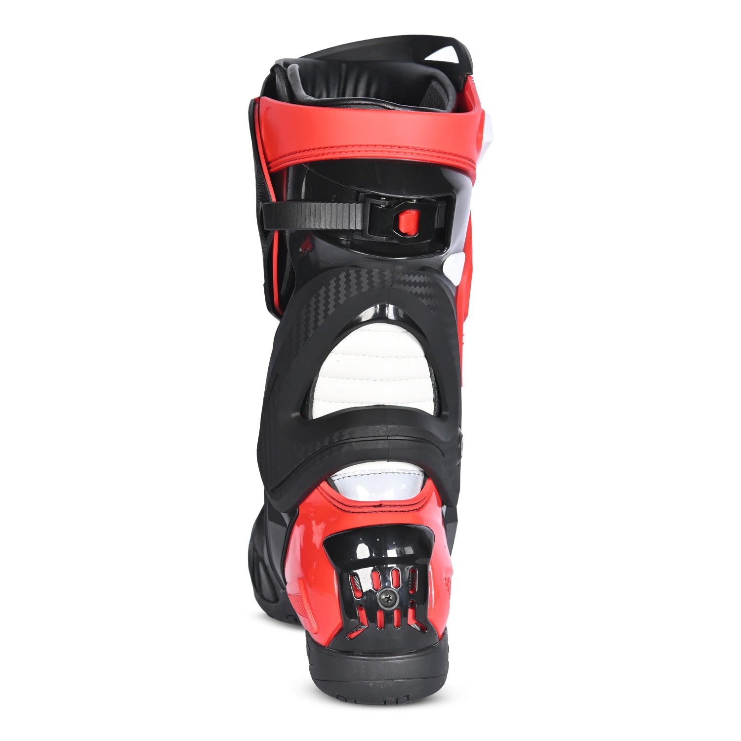 Bela Turbo Track Racing Motorcycle Boots Black Red