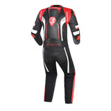 BELA X Race 2PC Racing Motorcycle Leather Suits Black White Red
