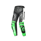 BELA X-Race Men Motorcycle Leather Pant Black White Green
