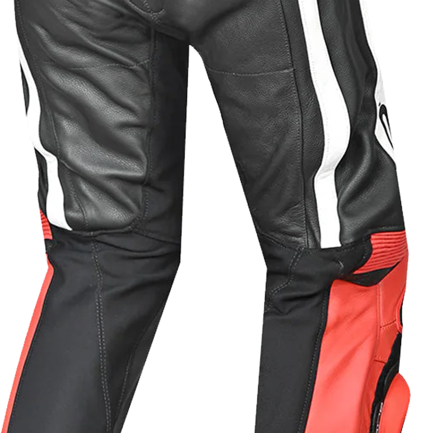 BELA X-Race Motorcycle Leather Pant Black/White/Red