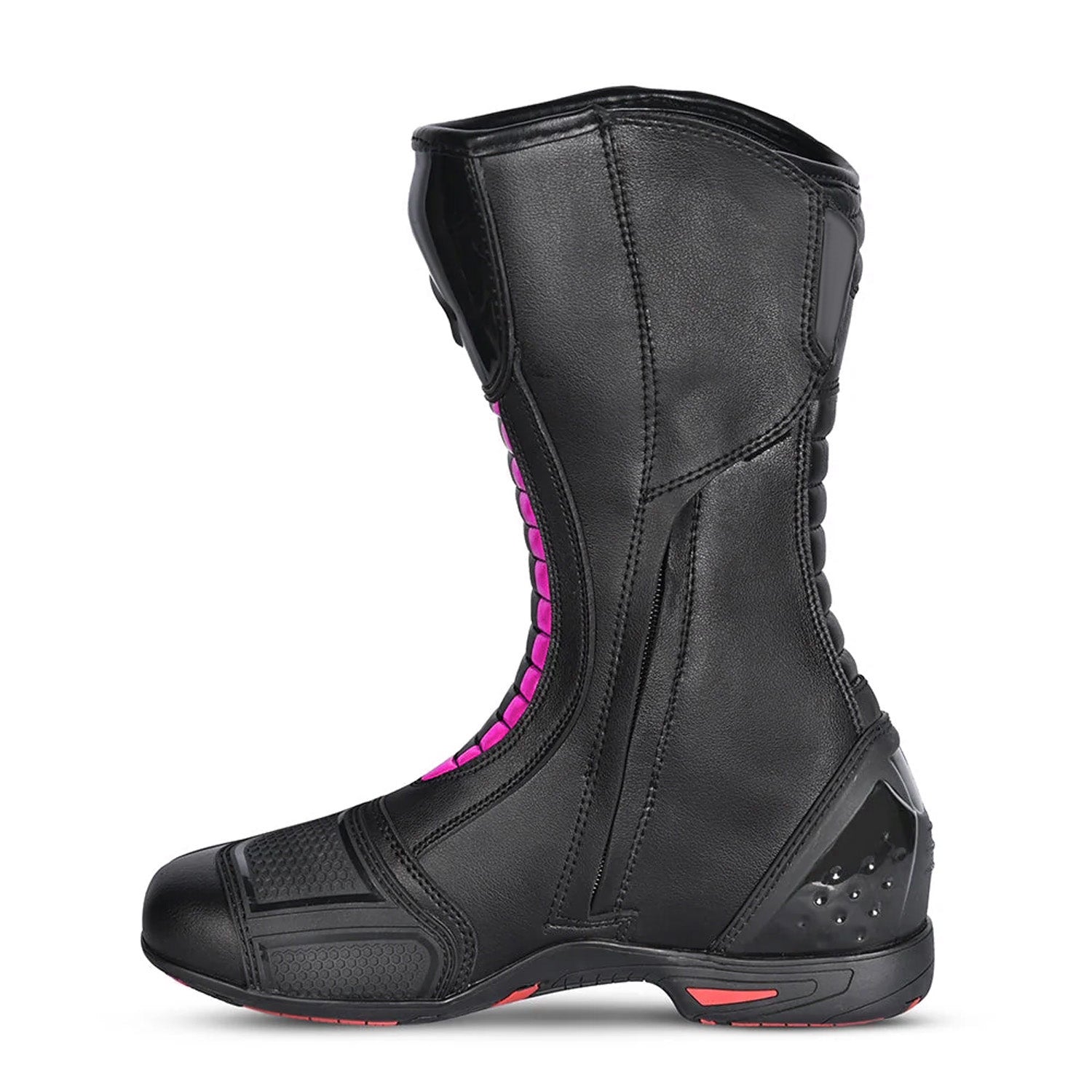 BELA Strip Lady Motorcycle Racing Boots Black Pink