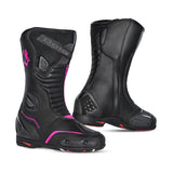 BELA Strip Lady Motorcycle Racing Boots Black Pink