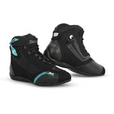 BELA Kiva Lady urban Motorcycle Boots Black/Turquoise