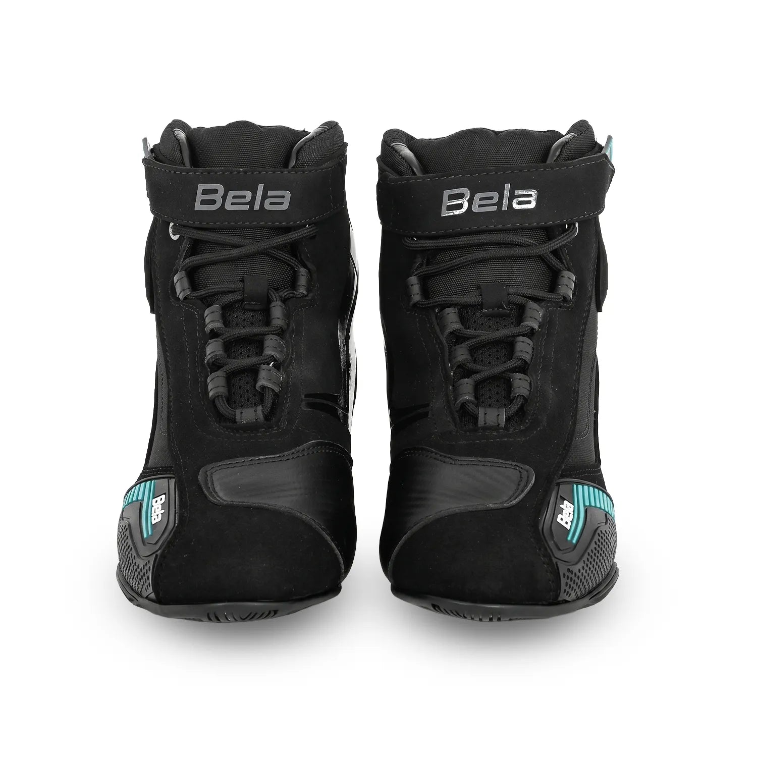 BELA Kiva Lady urban Motorcycle Boots Black/Turquoise