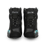 BELA Kiva Lady urban Motorcycle Boots Black/Turquoise