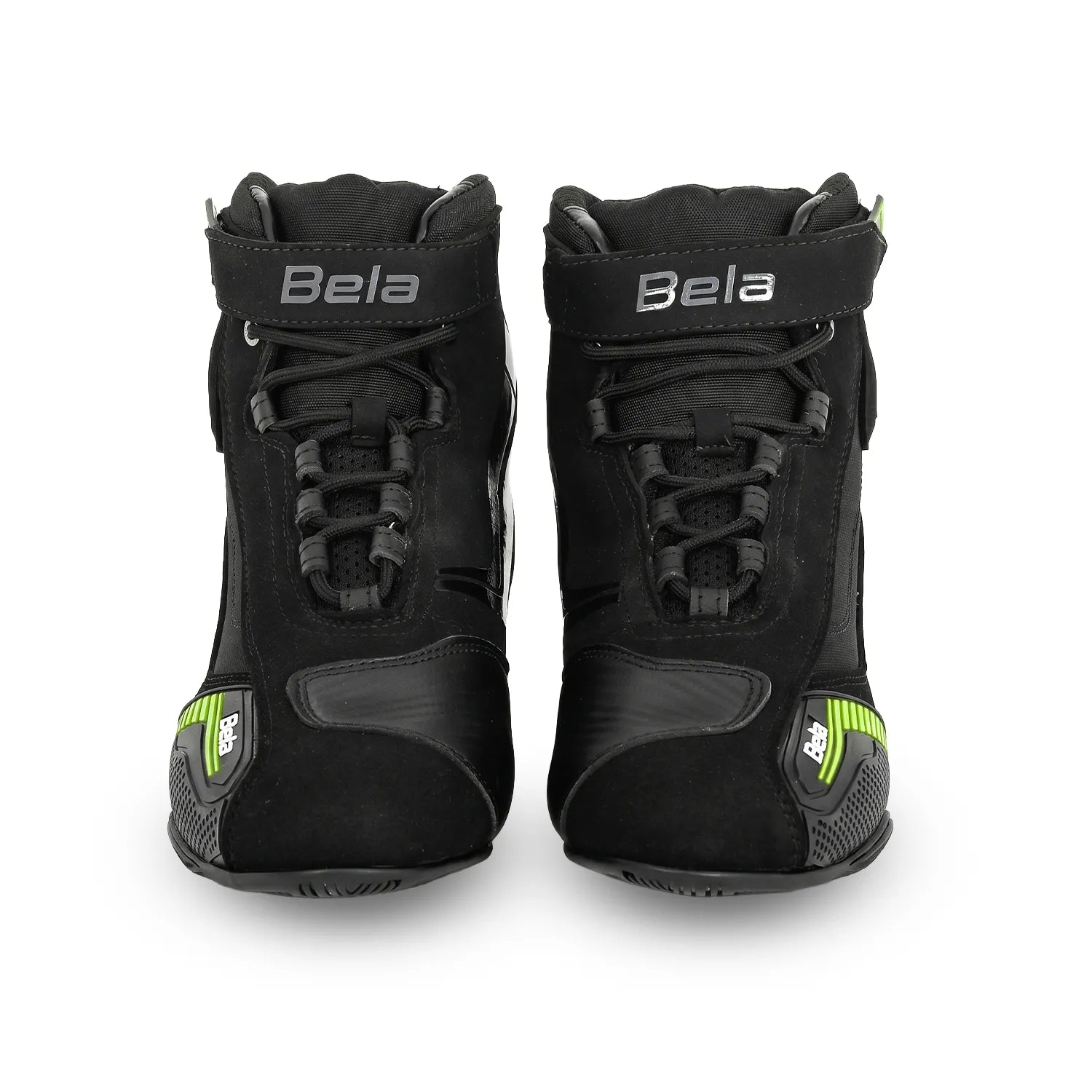 BELA Kiva Man Urban Motorcycle Boots Black/Yellow Fluro