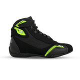 BELA Kiva Man Urban Motorcycle Boots Black/Yellow Fluro