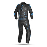 BELA Rocket Man Mix Kangroo 2 PC Motorcycle Racing Suit Black Blue