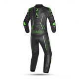 BELA Rocket Man Mix Kangroo 2 PC Motorcycle Racing Suit Black Green