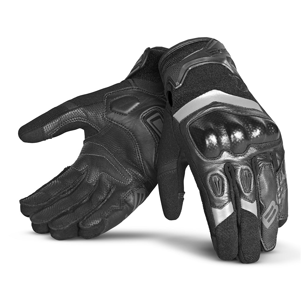 bela - daring motorbike racing gloves - black