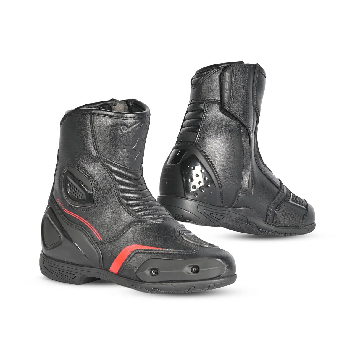 BELA FASTER 2.0 Men's Motorcycle Racing Boots Black Red