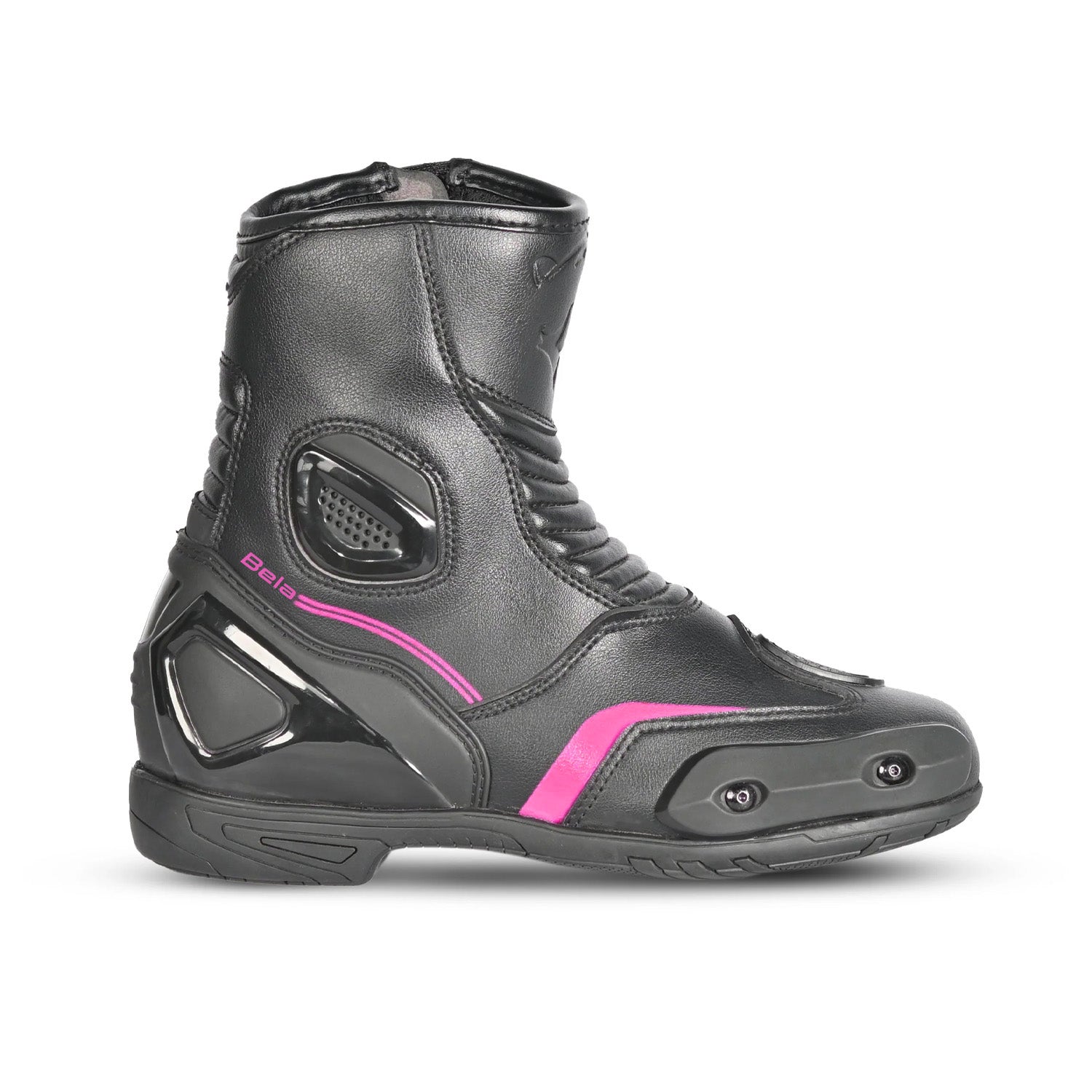 BELA Faster 2.0 Lady Motorcycle Racing Boots Black Pink