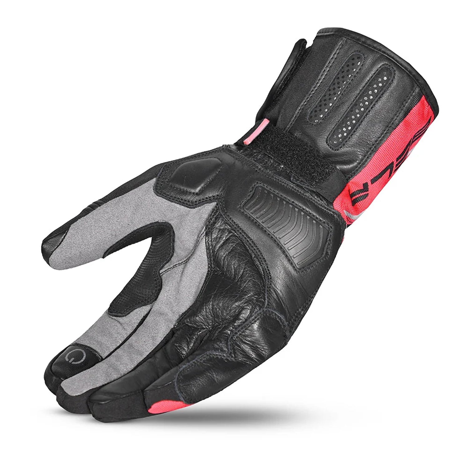 BELA - Iglo Winter WP Leather Glove Black/Fluor Red